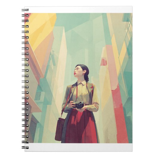 Carnet Notebook Kazuko photographe (Devant)