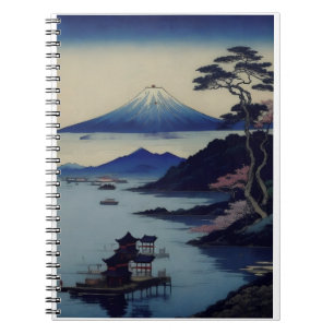 Carnet Notebook - Lake, Pine and Mountain - Japan