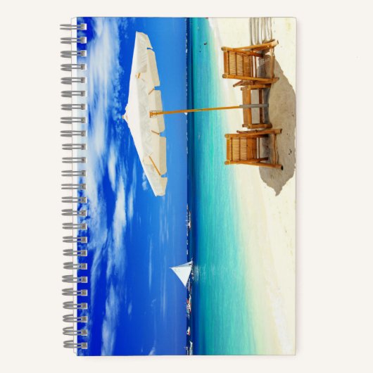 Carnet Notebook spirale de 5,5 po x 8,5 po (Recto)