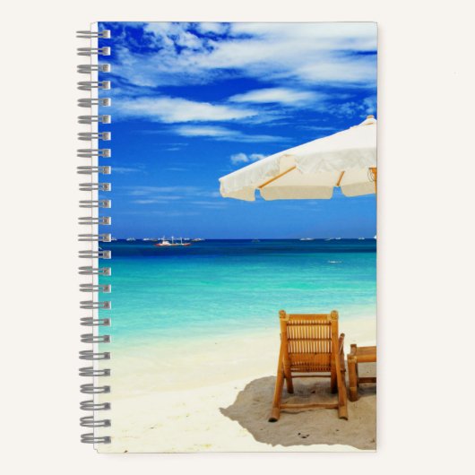 Carnet Notebook spirale de 5,5 po x 8,5 po (Recto)