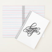 Carnet Notebook spirale de 5,5 po x 8,5 po (À l'intérieur)
