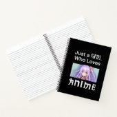 Carnet Notebook With Anime Girl (Intérieur)