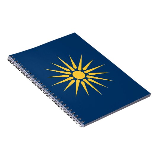 Carnet Notebook with Flag of Macedonia, Greece (Côté Droit)