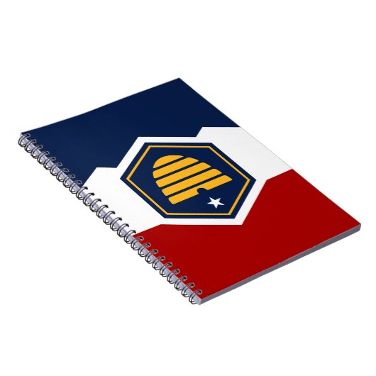 Carnet Notebook with Flag of Utah, USA (Côté Droit)
