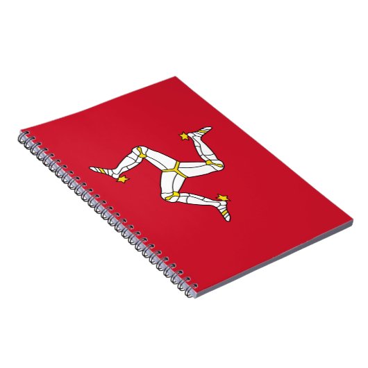 Carnet Notebook with Isle of Man Flag, United Kingdom (Côté Droit)