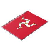 Carnet Notebook with Isle of Man Flag, United Kingdom (Côté gauche)