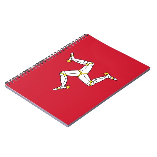 Carnet Notebook with Isle of Man Flag, United Kingdom (Côté gauche)