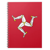 Carnet Notebook with Isle of Man Flag, United Kingdom (Devant)
