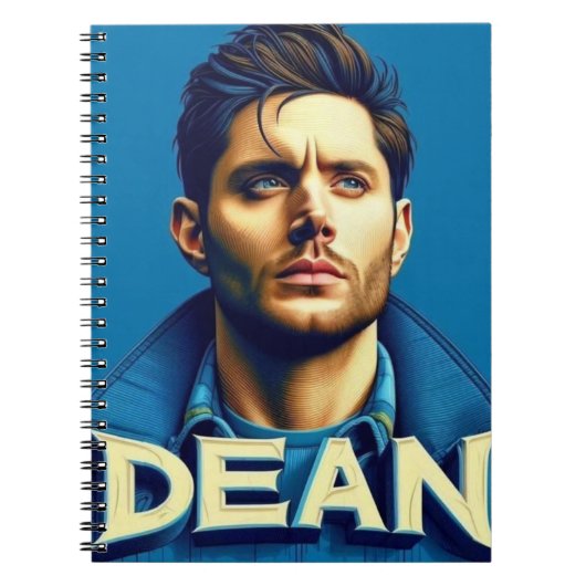 Carnet Notebooks Dean su fondo blu (Devant)