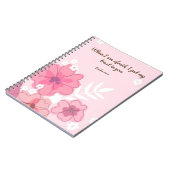 Carnet Notebooks with the text of the year 2024 (Côté gauche)