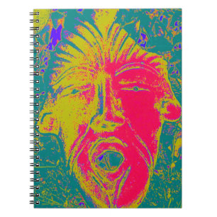 Carnet notenook de masque de chant