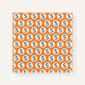 Carnet Notepad - Orange (Devant)