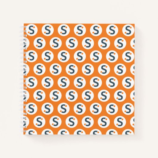 Carnet Notepad - Orange (Devant)