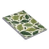 Carnet notes à motifs feuille (Côté Droit)