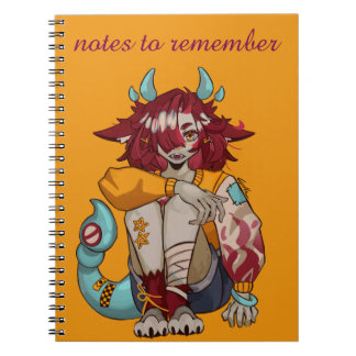 Carnet Notes à retenir, anime, fille monstre