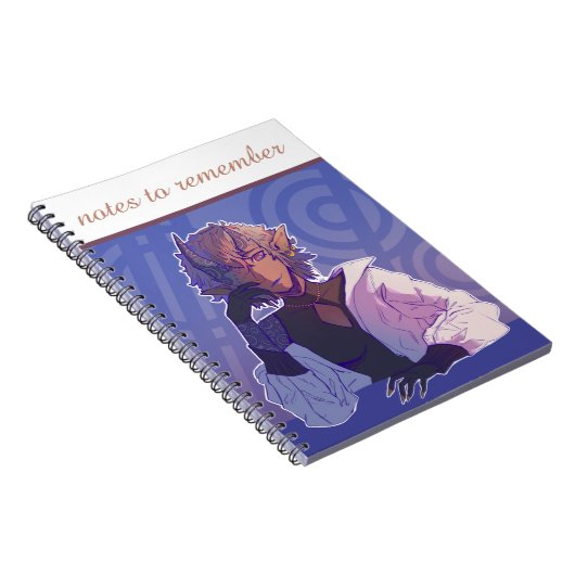 Carnet Notes à retenir, anime, penseur (Côté Droit)