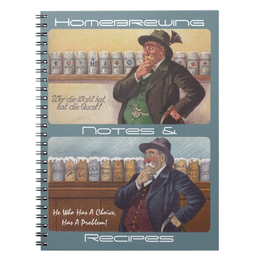 Carnet Notes allemandes de recettes de Homebrewing de (Devant)