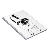 Carnet Notes avec Bulldog (Côté Droit)