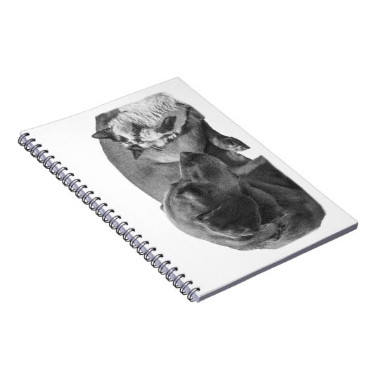 Carnet Notes avec un duo cosy (Côté Droit)