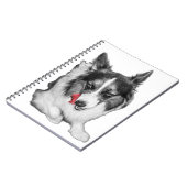 Carnet Notes avec un lavabo Corgi (Côté gauche)
