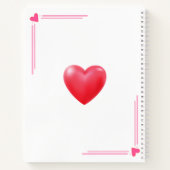 Carnet Notes d'amour (Dos)
