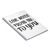 Carnet Notes d'amour de moi pour vous (Côté Droit)