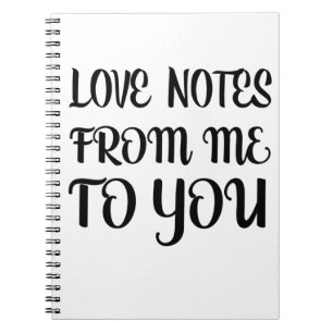 Carnet Notes d'amour de moi pour vous