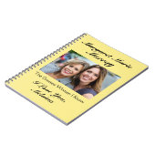 Carnet Notes d'amour pour la mère / grand-mère / femme - (Côté gauche)