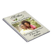 Carnet Notes d'amour pour la mère / grand-mère / femme - (Côté Droit)