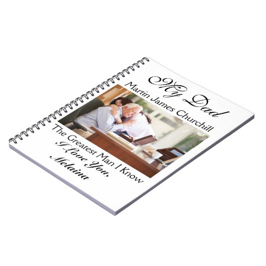 Carnet Notes d'amour pour papa / grand-père / mari (Côté gauche)