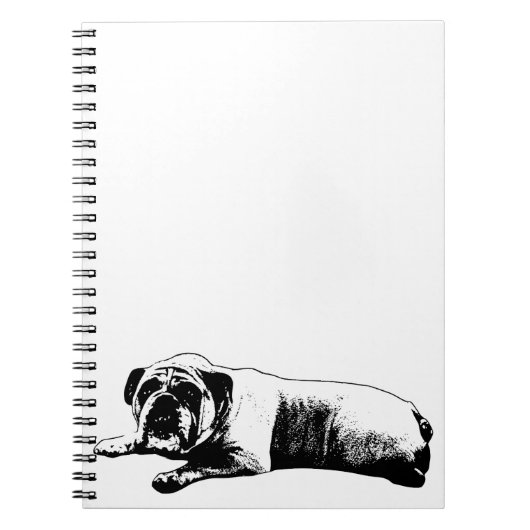 Carnet Notes de Bulldog Steady (Devant)