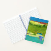 Carnet Notes de champ - Art vert Abstrait (Intérieur)