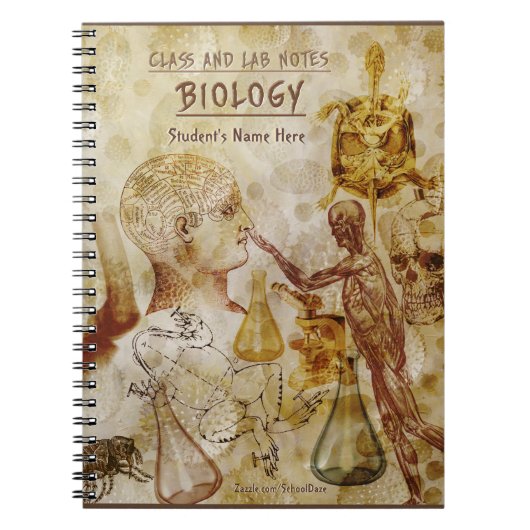 Carnet Notes de classe et de laboratoire - biologie (Devant)