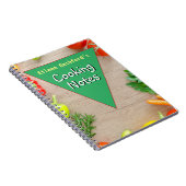 Carnet Notes de cuisine avec le nom du destinataire (Côté Droit)