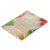 Carnet Notes de cuisine avec le nom du destinataire (Côté gauche)