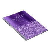 Carnet Notes de glamme violet de glamme Améthyste (Côté Droit)