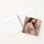 Carnet Notes de grossesse, femme enceinte asiatique (Intérieur)