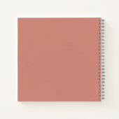 Carnet Notes de grossesse, femme enceinte blanche (Dos)