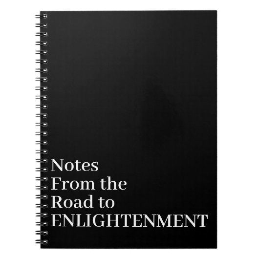 Carnet Notes de la route vers l'illumination bouddhiste (Devant)