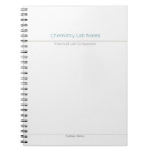 Notes de laboratoire de chimie – Nom personnalisé