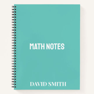Carnet Notes de mathématiques de l'école moderne rose per