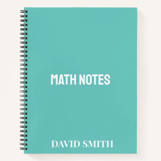 Carnet Notes de mathématiques de l'école moderne rose per (Devant)