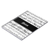Carnet Notes de musique (Côté gauche)
