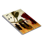 Carnet Notes de musique Clavier Red Rose Blossom Destiny (Côté Droit)