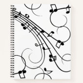 Carnet Notes de musique fantaisie (Devant)