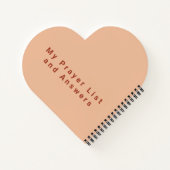 Carnet Notes de prières Liberté 2026 (Dos)