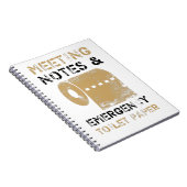 Carnet Notes de réunion et papier toilette d'urgence Co-t (Côté Droit)