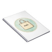 Carnet Notes de sac fourre-tout Meh Shopping (Côté Droit)