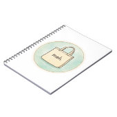 Carnet Notes de sac fourre-tout Meh Shopping (Côté gauche)