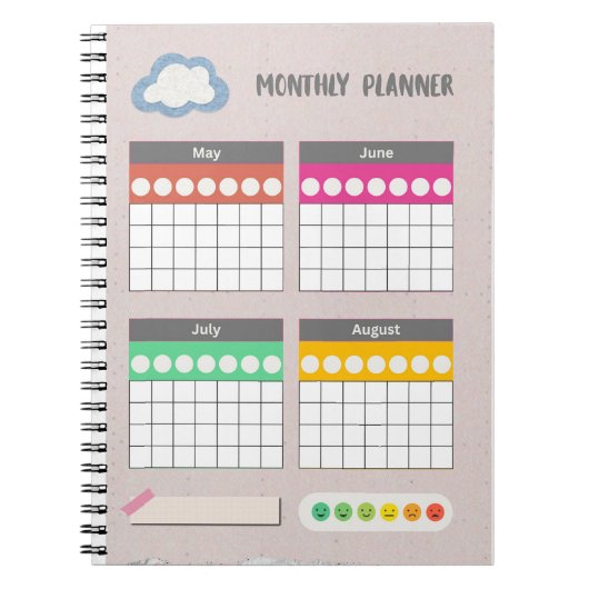 Carnet Notes de scrapbook en papier vieilli vintage (Devant)
